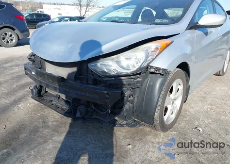 2012 Hyundai Elantra Gls z USA, uszkodzony, nr VIN 5NPDH4AE4CH149367